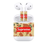 Premium Vinyl Skin Sticker Compatible for Apple Airpods Charging Case and Wireless Bluetooth Wrap Cover Sticker Skins (E)