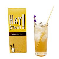 HAY! Natural Drinking Straws, Tall 7.75''