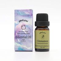 Yethious Cinnamon Essential Oils 100% Organic Pure Essential Oil for Diffuser,Humidifier,Message,Skin&Hair Care-Natural Therapeutic Grade Aromatherapy Gift Oil 10ml