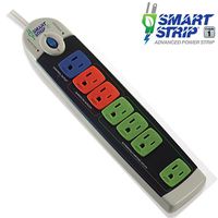 Bits Limited SCG-3MVR Smart Strip Advanced Power Strip, 7-Outlets, Surge Protector, 15A, 4ft. Cable, Pack of 1