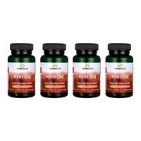 Swanson Krill Oil - Maximum Strength 1 g 30 Sgels 4 Pack