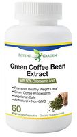 Potent Garden Green Coffee Bean 800mg Max Potency Extract 50% Chlorogenic Acids | Raw Green Coffee Antioxidant Supplement & Metabolism Booster for Weight Loss | Non-GMO, Vegan, Gluten-Free [1 Month]