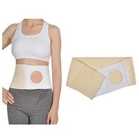 Ostomy Hernia Belt 2Pcs-Abdominal Stoma Binder Waist Girdle-Waist Support Brace for Medical Colostomy Bag,S