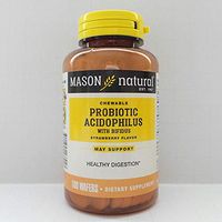 Mason Natural Acidophilus With Bifidus Chewable Waffers (Strawberry Flavor)
