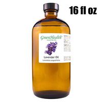 GreenHealth Lavender – 100% Pure Essential Oil 16 fl oz (473 ml) Glass Bottle