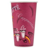 SOLO Cup Company Single-Sided Poly Paper Hot Cups in Bistro Design SCC 420SI