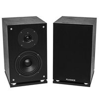 Fluance SX6-BK High Definition Two-Way Bookshelf Loudspeakers-Black Ash