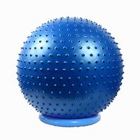 Yoga Ball Surface Massage Granule Gym Ball Massage Ball Thick Explosion-Proof Environmentally Friendly Tasteless Gymnastic Ball Baby Sense Training Massage Effect (Color : Blue, Size : 75cm)