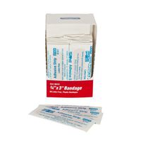 PhysiciansCare Plastic Bandages Refill, Box of 50, 3/4"x3"