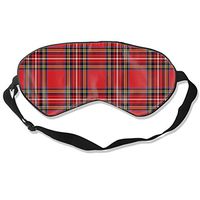 Scotland Tartan Plaid Sleep Eyes Masks Sleeping Blindfold Eye Shade Cover for Travelling, Night Noon Nap, Mediation Or Yoga