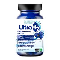 UltraH2® Molecular Hydrogen Tablet, Rich Hydrogen Magnesium Water Supplement,Increase Cell Energy & Immunity Enhancement,Therapeutic Antioxidant Support,Speed Up Recovery,Blue Raspberry,60 Tablets