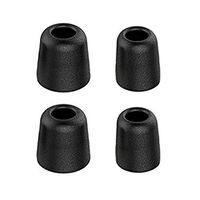 HEMOBLLO 4 Pcs Memory Foam Earphone Earplugs Prompts Advanced Replacement Earplugs Noise Reduction Earplugs Prompt Comfort Safe for Exercise(3/4mm, Black)