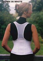`Cincher Female Back Support X-Large White