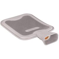 HomeTop Premium Classic Rubber Hot Water Bottle, Great for Pain Relief, Hot and Cold Therapy (2 Liters, Gray)