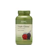 GNC Herbal Plus Triple Ginsa, 200 Capsules, Supports Vitality