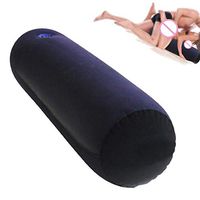 QKVNA Perfect Neck Round Roll Support Bed Sleeping Pillow Inflatable Cylinder Supportive for Adult Couple Play Games Bedroom/Home Multifunctional Furniture