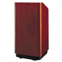 Da-Lite School Office Conference Room Presentation Concord Lectern 32" Floor Standing Podium With Sound System and Height Adjustment Standard Veneer