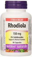 Webber Naturals Stress Relief Rhodiola Extract Capsule, 150mg