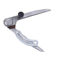 Meolin Leather Craft Making Rotating Tool Wing Divider Spacing Compasses Handmade Tool,100mm silver,3.9in
