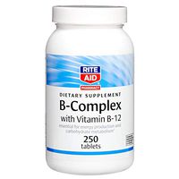 Rite Aid B-Complex Vitamins with Vitamin B-12-250 Count | Vitamin B Complex | Energy Supplement