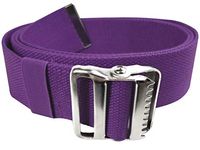 LiftAid Walking Gait Belt and Patient Transfer with Metal Buckle and Belt Loop Holder for Nurse, Caregiver, Physical Therapist (Purple, 60")