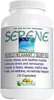 Serene Relaxation & Sleep Support Supplement Bottle (30 Capsules) by 4 Organics - All Natural Sleeping Pill Alternative - No Hangovers - Satisfaction Guaranteed