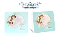 Disney Princess Collection Contact Lens Case Box Holder Square Compact (Jasmine)