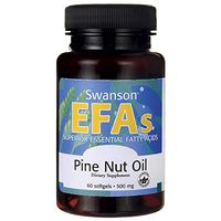 Swanson Pine Nut Oil 500 Milligrams 60 Sgels