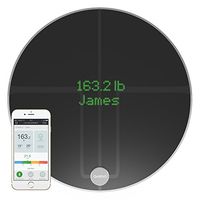 QardioBase2 WiFi Smart Scale and Body Analyzer: monitor weight, BMI and body composition, easily store, track and share data. Free app for iOS, Android, Kindle. Works with Apple Health.