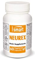 Supersmart - Neuro & Brain Nutrition - Neurex - Powerful Synergistic Formulation to Help Prevent or Delay Cerebral Degeneration | Non-GMO - 60 Vegetarian Capsules.
