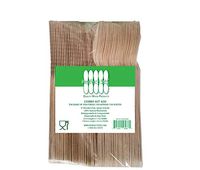 Perfect Stix Wooden Cutlery Combo Kit (Pack of 400)