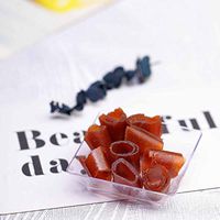 Efavormart 250Pcs - Clear 2.25" x 2.25" Appealing Mini Square Disposable Plastic Dessert Plate