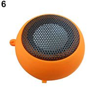 Mini Speaker Portable Hamburger Amplifier for iPod iPad Laptop iPhone Tablet PC - Orange