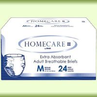 Homecare Extra Absorbent Breathable Briefs - X-Large (58quot; - 63quot;) - 20 Each / Bag