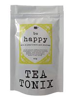 BE Happy Tea for Depression and Stress Relief with St. John's Wort, Vervain, and Skullcap 40g - to Restore The Nervous System, Ease Tension and Anxiety, and Promote a Sense of Well Being