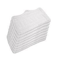 8 or 4 STEAM MOP PADS Microfiber Replacement Pad for EURO PRO SHARK USA (8PC.)