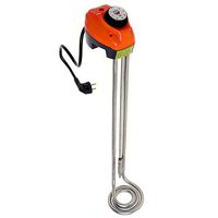 Wooju Portable Quick Immersion Boiling Water Heater 3k Auto temperature control pipe Freeze Protection heater pig tail shape hot water Bucket Heater 220V 3000W 120℃ 248℉