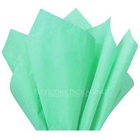 Flexicore Packaging® Tissue Paper Gift Wrap | Mint Green | Size:15"x20" | 100 Sheets | Acid Free | Bulk | DIY Craft |