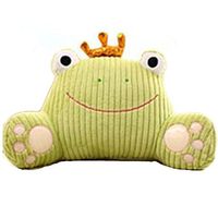 Back Cushion Character/Backrest/Waist Cushion/Driver/Car Supplies/Lumbar Supports/Pillow (Green Frog)