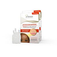 Embrace Active Scar Defense for New Scars, FDA-Cleared Silicone Scar Sheets (Size Small (1.6 Inch)) 60 Day Supply