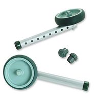 Fixed Wheels With Rear Glide Tips 5" Wheels: More cushioning and improved maneuvering over uneven surfaces