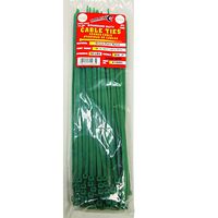 Tool City 14085 Cable Tie, Green, 11.8"