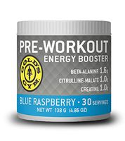 Gold's Gym Pre-Workout Blue Raspberry Energy Powder - Helps to Increase Energy to Maximize Your Workout - 30 Servings (4.9 oz)