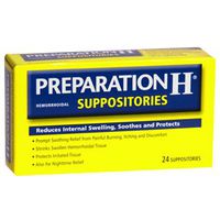 Preparation H Hemorrhoidal Suppositories 24 Each