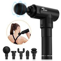 Muscle Massage Gun, TSKF Hand Held Deep Tissue Percussion Muscle Massager for Pain Relief, Professional Personal Massage Device for Muscles, Back, Foot, Neck, Shoulder, Leg, Calf - Black