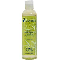 EARTHLITE Massage Oil Nut Free - Paraben Free, Silicone Free, Mineral Oil Free, Light & Smooth Massage Oil for all massages (8oz)