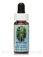 Flower Essence Services Wild Oat Herbal Supplement, 0.25 Fluid Ounce