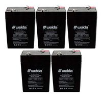 5PC 6V 4.5Ah SLA Battery Rechargeable SLA Replace UB645, D5733, PS640F Fast USA Ship
