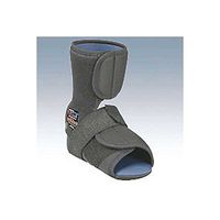 HealWell Cub Plantar Fasciitis Resting Comfort Slipper, Left Medium Black