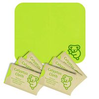 Calyptus Cloth Microfiber Cleaning Cloth | Eyeglass Lens Cleaner | Glasses, Phone, Camera, Computer Screen Cleaning | Safe for All Coated Lenses | 6 Pack, 6x7 Inch, Green